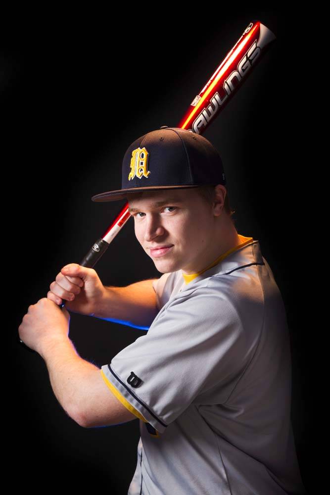 Intense Baseball Portrait