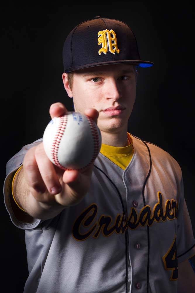 Dramatic Baseball Portrait