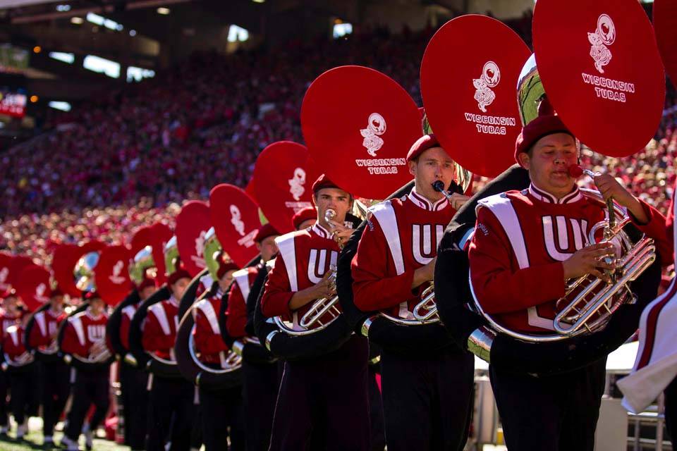 Wisconsin Badgers Tubas